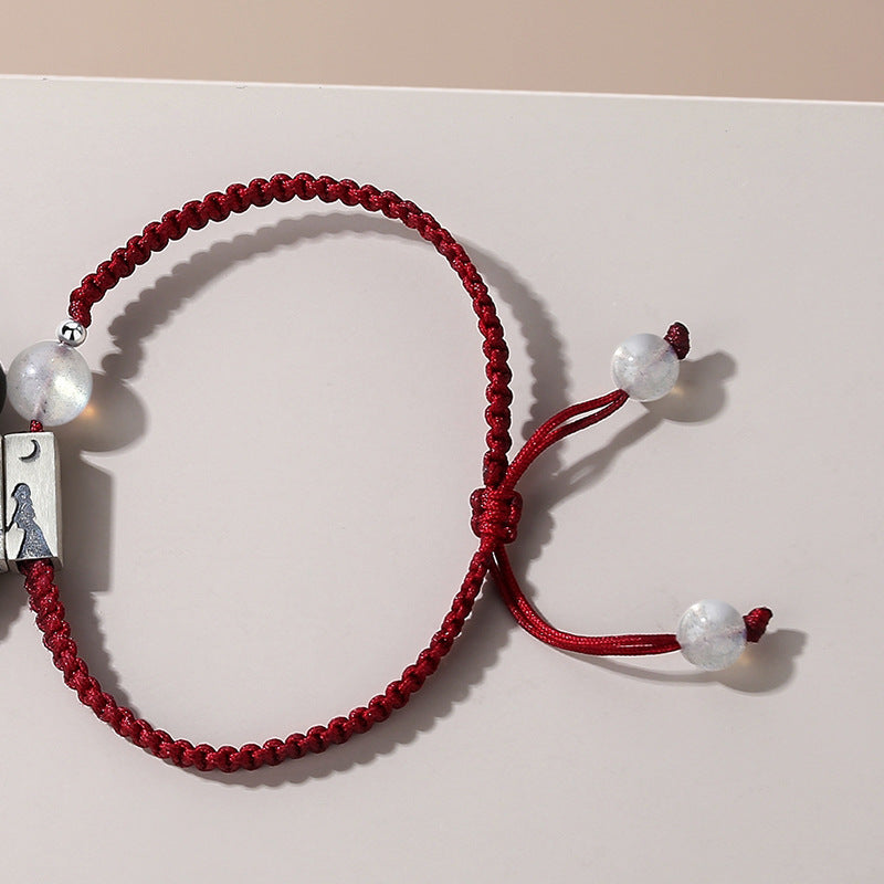 Fashion Sun Moon Couple Rope Bracelet birthday valentine gift