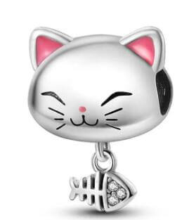 Japanese Cat Charm Pendant (One Piece)