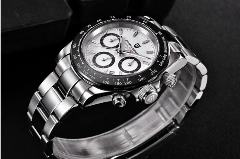 PAGANI Men's Quartz Watch with Luminous Calendar