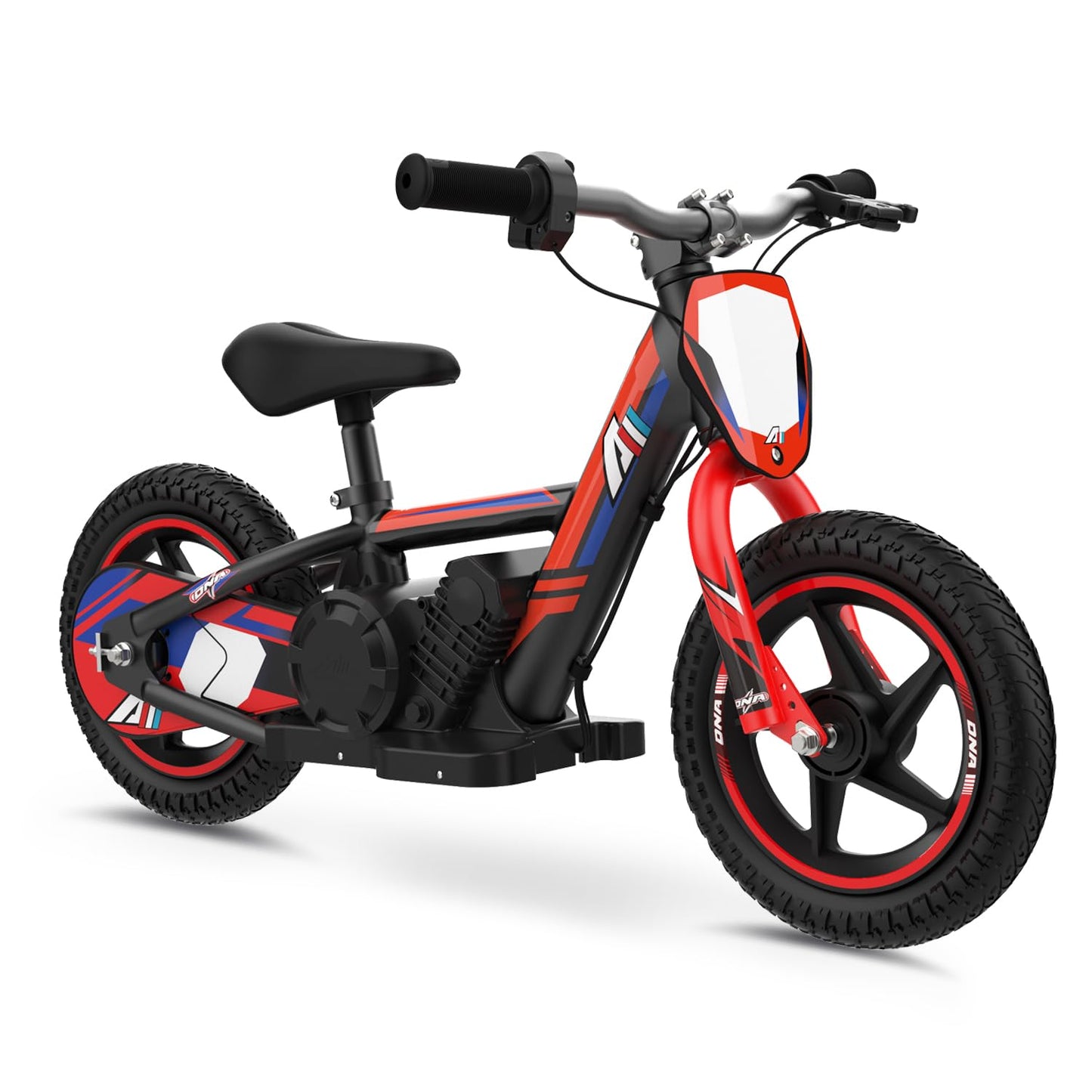 Lightweight Electric Dirt Bike for Kids 170/340W Electric Motorcycle Up to 10/12MPH 24V Detachable Battery Hand-Operated Dual Brakes Electric Balance Bike for Ages 3-6/5-12