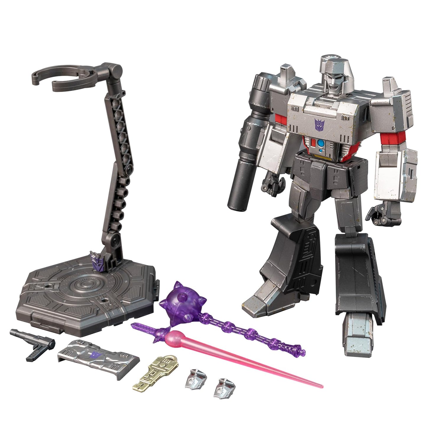 YOLOPARK Megatron Transformer Toy7.87 Inch Transformers G1 Megatron Action Figure with Upgraded WeaponryHighly Articulated Collectible Transformers Model Kit for Ages 15 and UpNo Converting