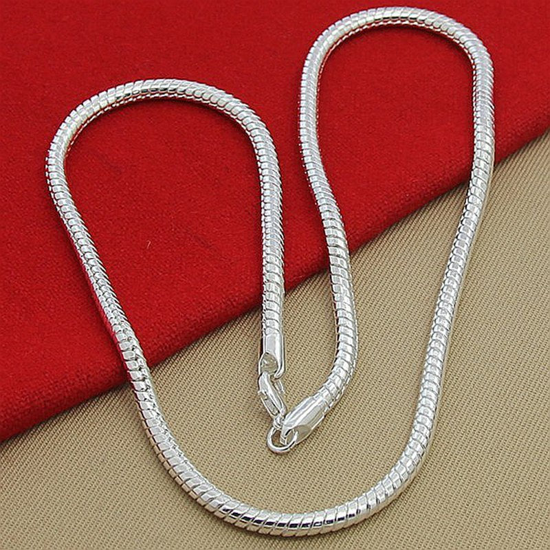 Silver Chain Necklace (One Piece)