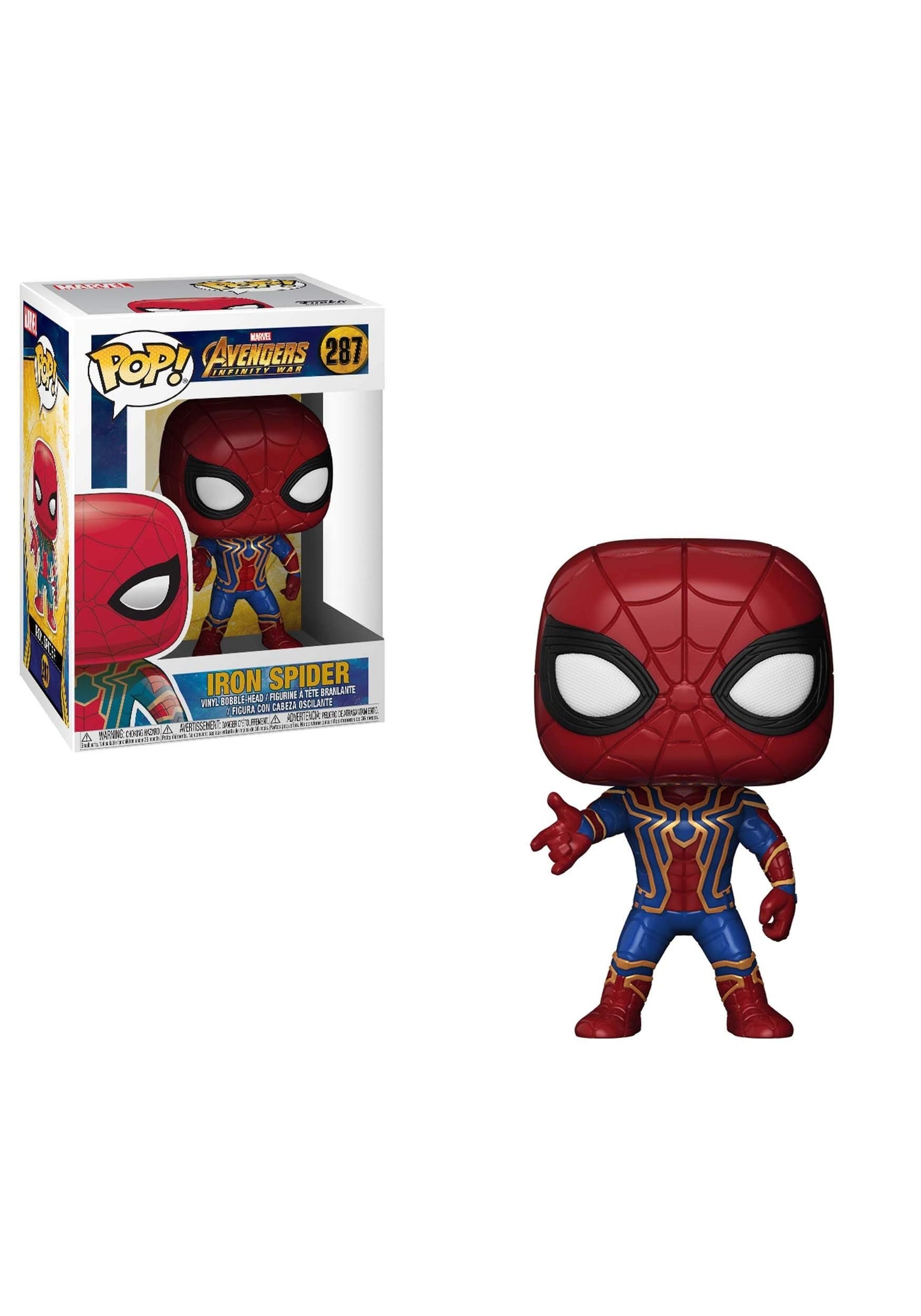 Funko Pop! Marvel: Avengers Infinity War - Iron Spider - Vinyl-Sammelfigur - Geschenkidee - Offizielle Handelswaren - Spielzeug Für Kinder und Erwachsene - Movies Fans - Modellfigur Für Sammler