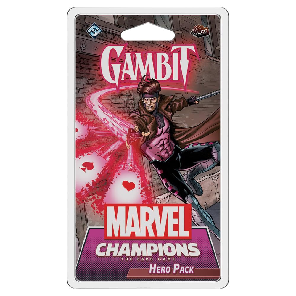 Marvel Champions The Card Game Gambit Hero Pack - Strategy Card Game for Adults and Teens - Ages 14+ - 1-4 Players - Average Playtime 45-90 Minutes - Made by Fantasy Flight Games