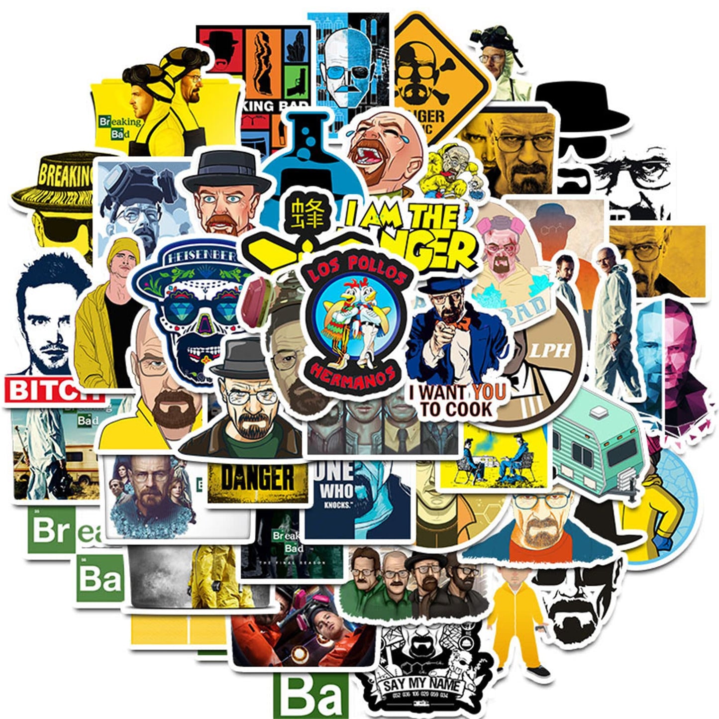Breaking Bad Sticker 50pcs Cool Stickers Decal Vinyl Sticker