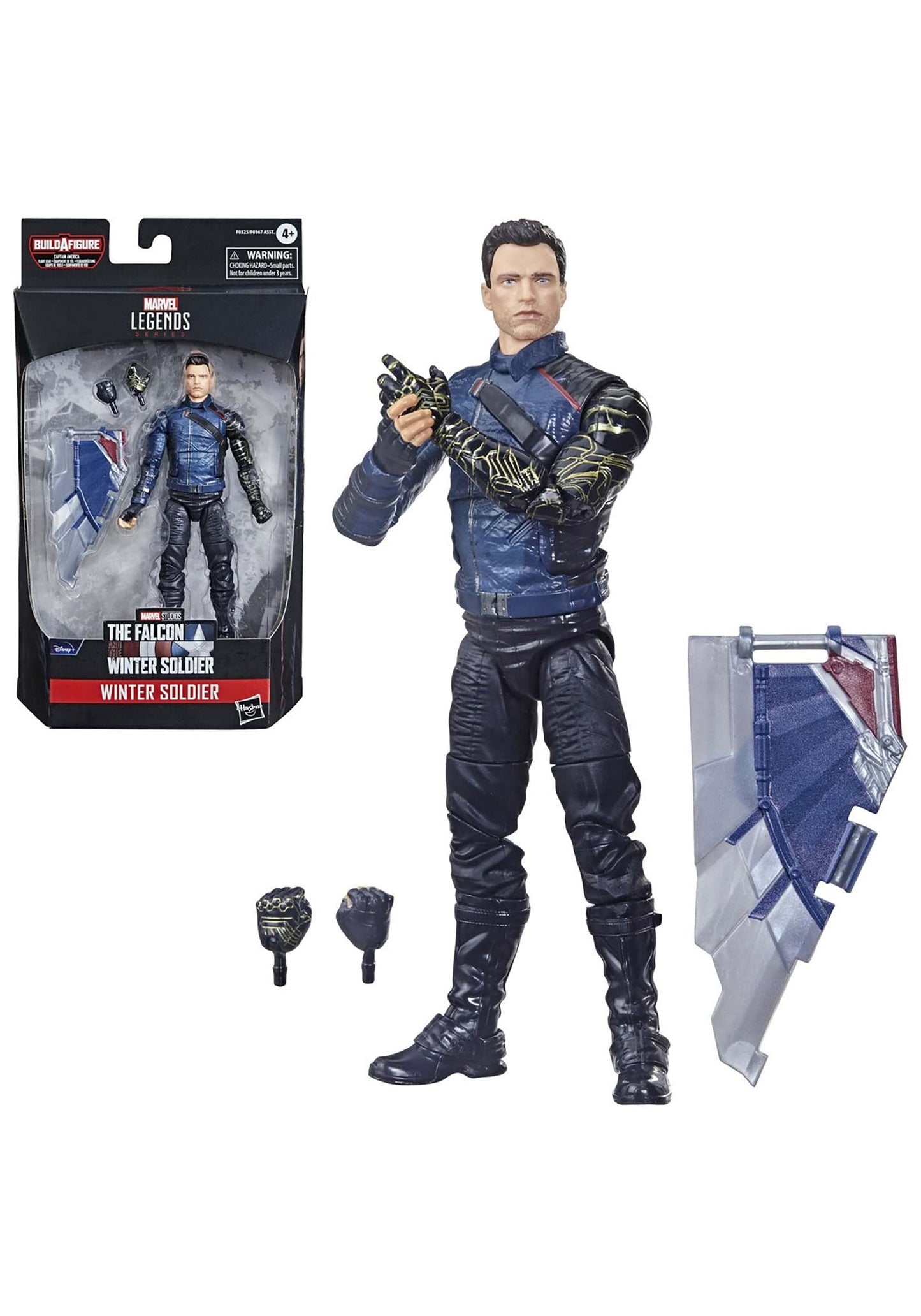 Hasbro Marvel Legends Series Avengers 6-inch Action Figure Toy Winter Soldier Premium Design and 2 Accessories for Kids Age 4 and Up