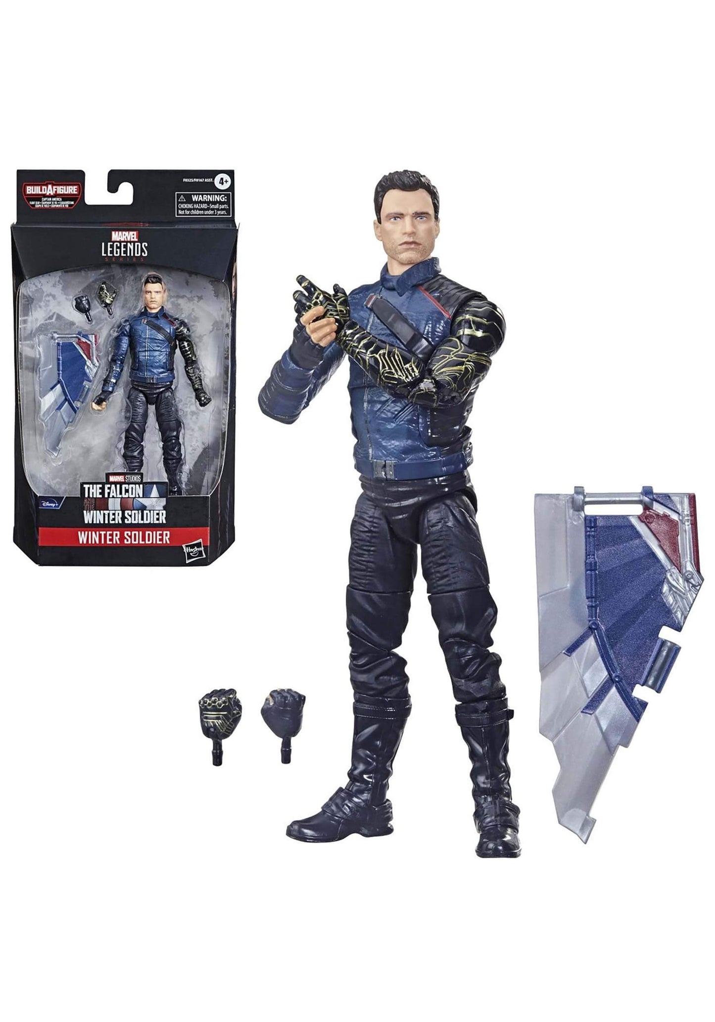 Hasbro Marvel Legends Series Avengers 6-inch Action Figure Toy Winter Soldier Premium Design and 2 Accessories for Kids Age 4 and Up