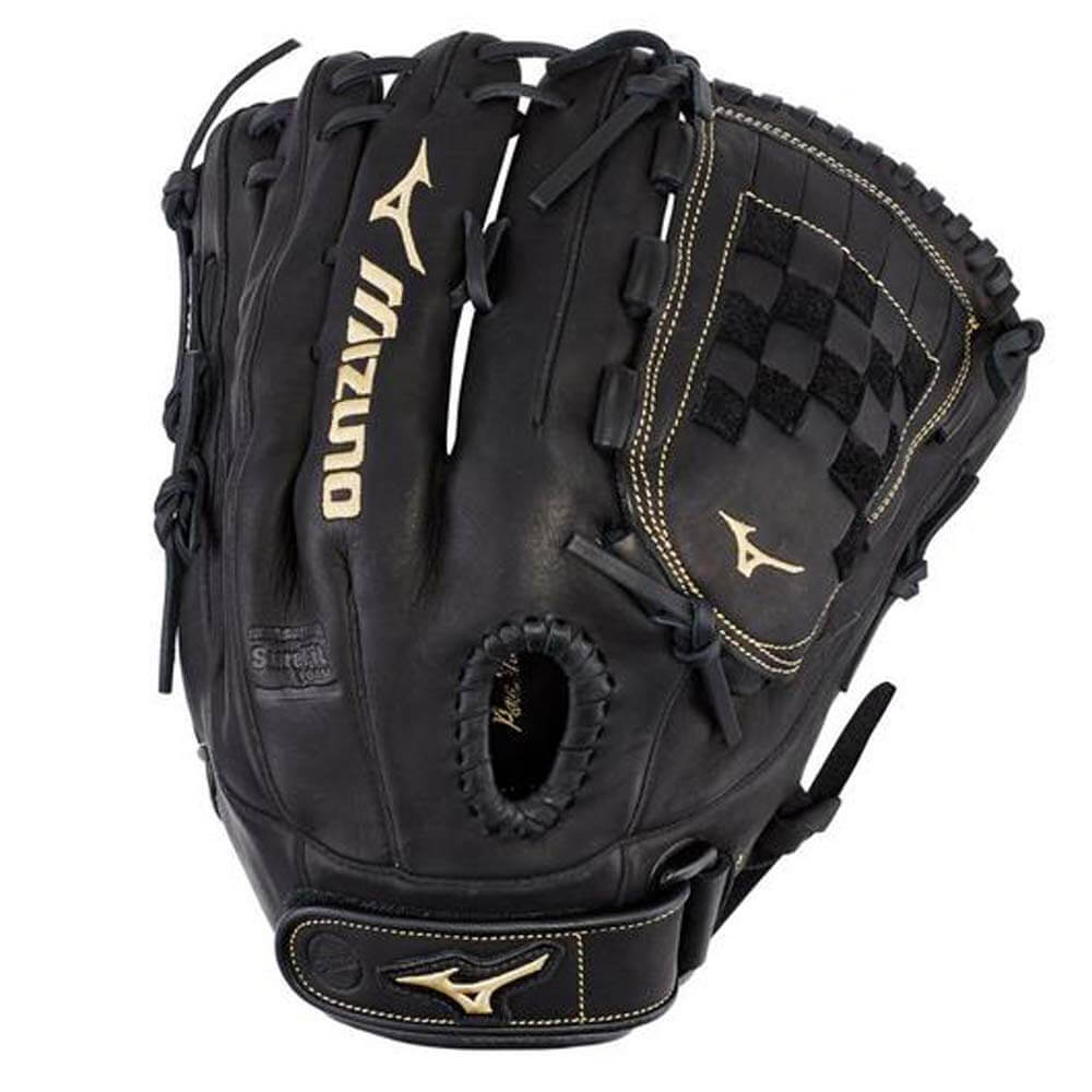 Mizuno GMVP1300PF3 MVP Prime Fastpitch Softball Gloves 13" Right Hand Throw Black Tartan Web