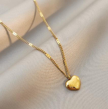 Stainless Steel 316L Heart Necklace Women Woman