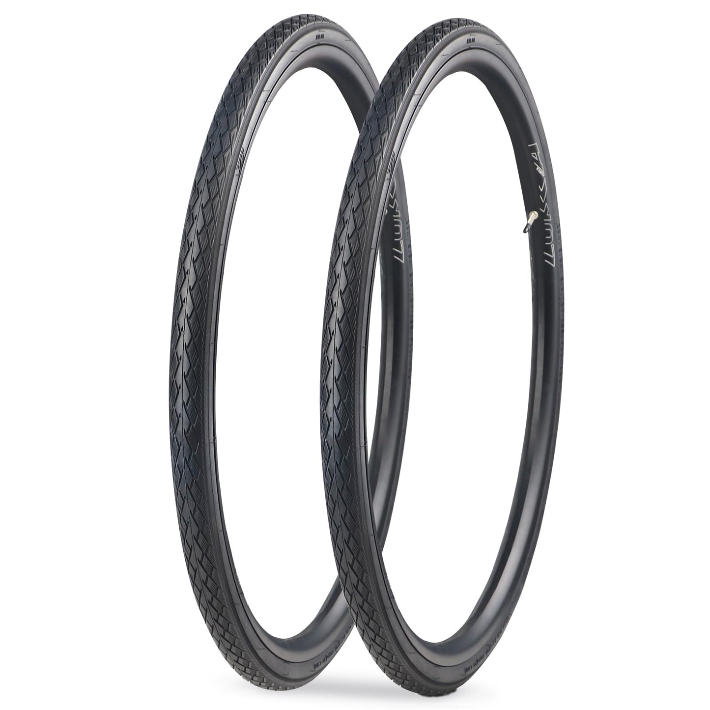 MAKELEN 2 Pack 700x35c Road Bike Tire Gravel Bike Tire City Bike Tire Black Compatible Replacement Bicycle Tire