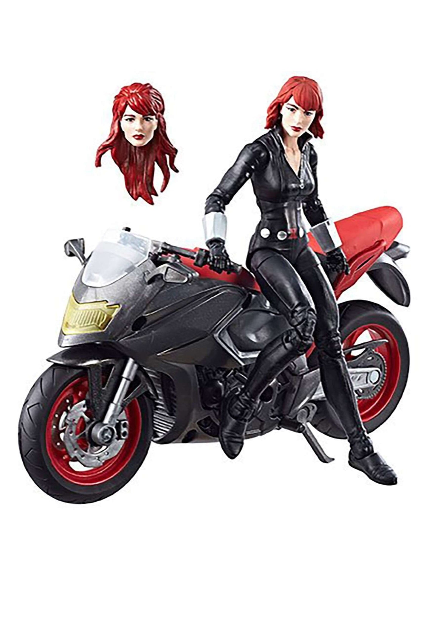 Marvel Legends Series 6-inch Black Widow with Motorcycle
