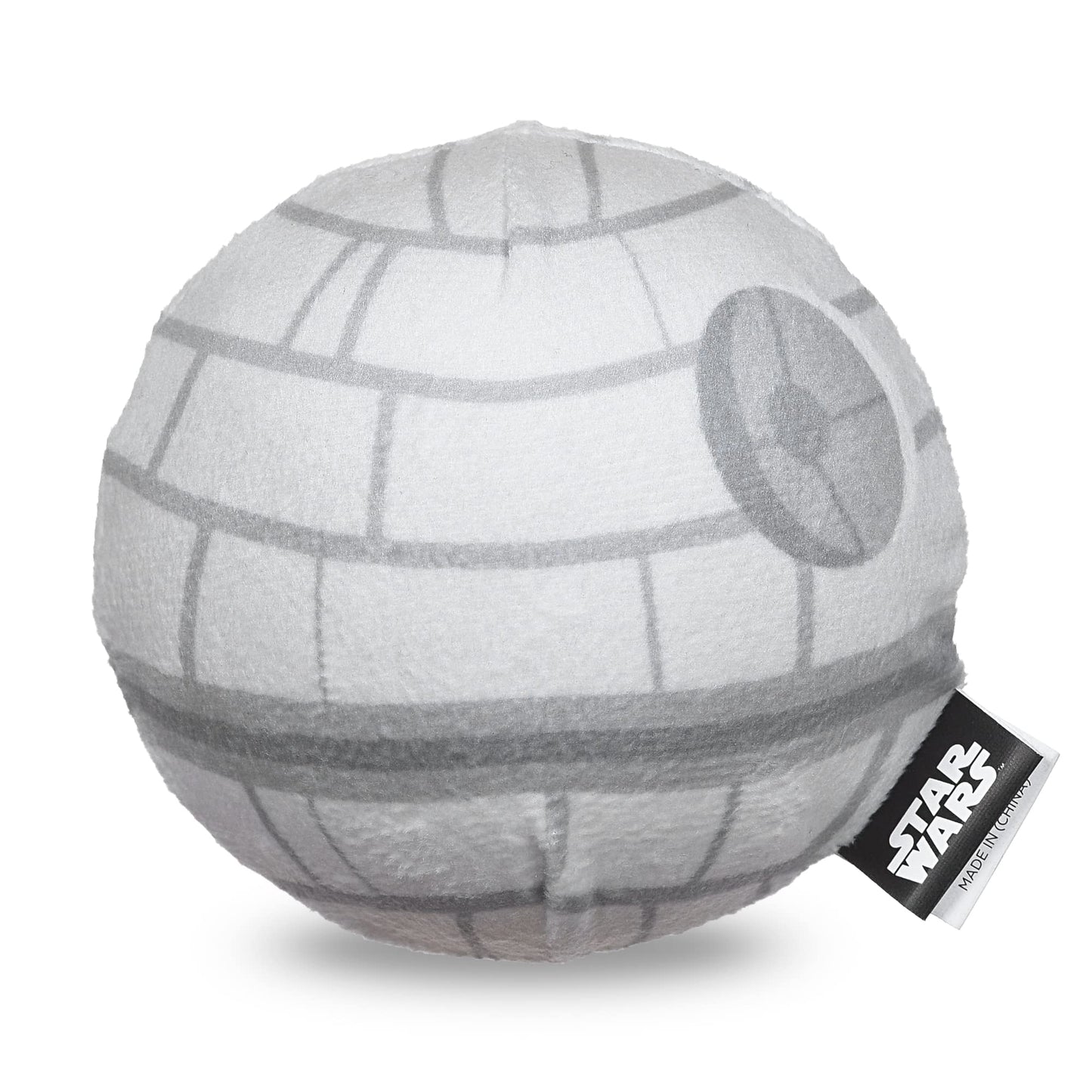 Star Wars for Pets Death Star Plush Squeaky Ball for Dogs| Toy for Dogs | Fabric Squeaky Ball Dog Toys Dog Chew Toys Gifts for Fans 4 Inch (FF19190)