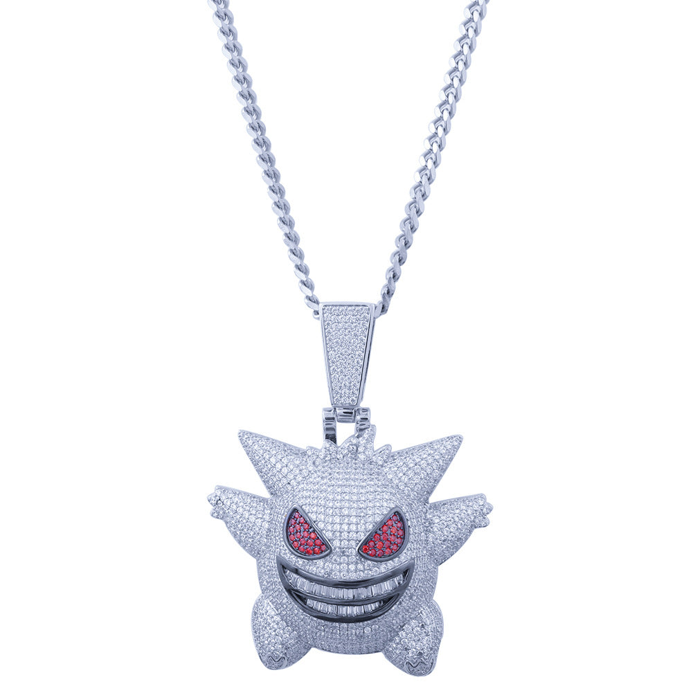 Zircon Crystal Pokemon Pendant Necklace (New Style)