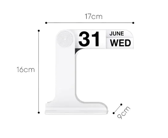 Modern Page Flip Desk Calendar clock multi color