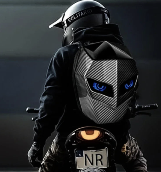 Colorful motorcycle helmet featuring advanced technology for motorcycle accessories and gear.