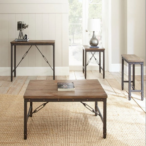 vintage Jersey End Table 23x23x24inch