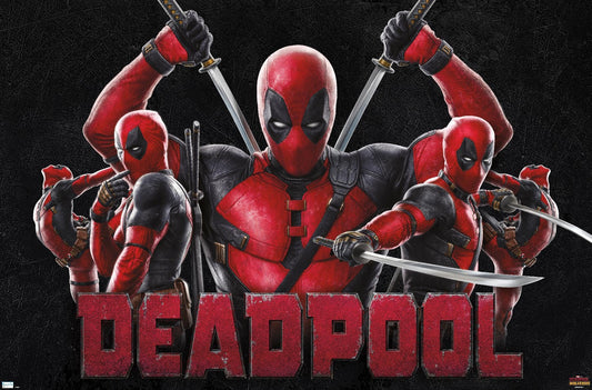 Trends International Marvel Deadpool & Wolverine - Deadpool Wall Poster 22.4L x 14.7W Premium Unframed Version