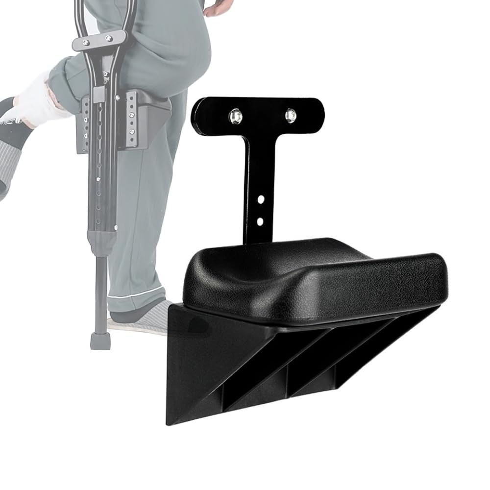 Crutch Knee Rest - Adjustable Leg Support for After Knee Post Operative Recovery Injury Relief Pain Fracture Assist for Handicap Elderly Disabled