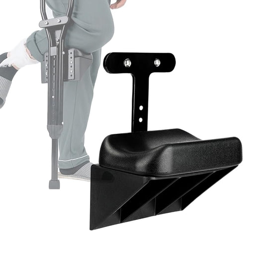 Crutch Knee Rest - Adjustable Leg Support for After Knee Post Operative Recovery Injury Relief Pain Fracture Assist for Handicap Elderly Disabled