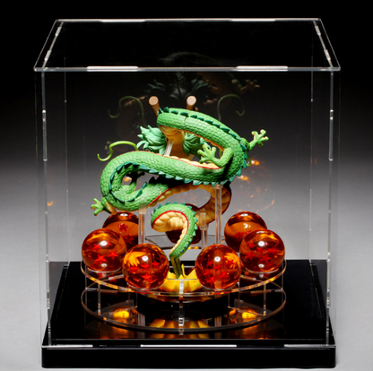 Dragon Ball Crystal Ball Stand with Shenron Figure Set