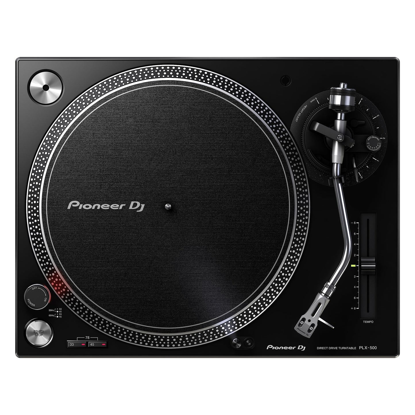 Pioneer DJ PLX-500-K Direct Drive DJ Turntable Black
