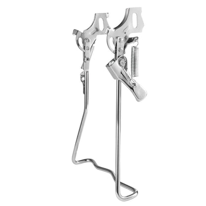 BESPORTBLE Bike Kickstand Adjustable Center Mount Double Stand Folding Bicycle Stand Support Rear Mount for Mountain Bike Road Bike Bicycles Adult