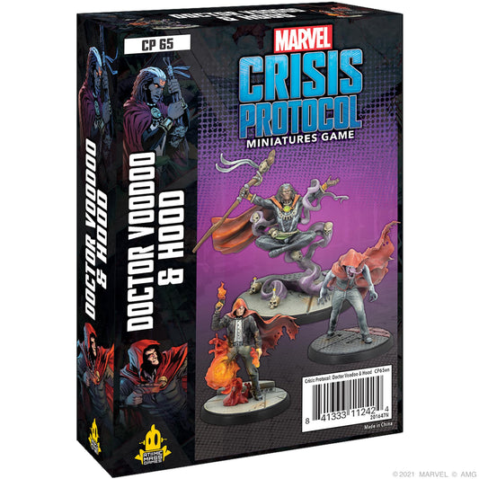 Marvel: Crisis Protocol Doctor Voodoo & Hood Character Pack - Unleash Mystical Powers in Your Battles! Tabletop Superhero Game Ages 14+ 2 Players 90 Minute Playtime Made by Atomic Mass Games