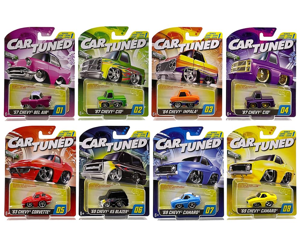 1:64 Series 1 Hobby Line Assortment 8 Car Set Diecast Model Car by CarTuned