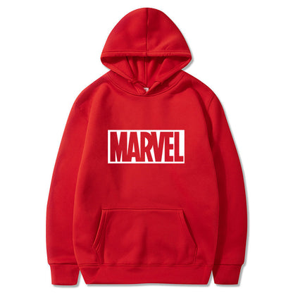 Men's Fashion Hoodie with MARVEL Print for Fall Winter