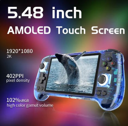 ANBERNIC Amoled 5.48in Portable Handheld Gaming Console USB MP4 player 1920x1080 256gb