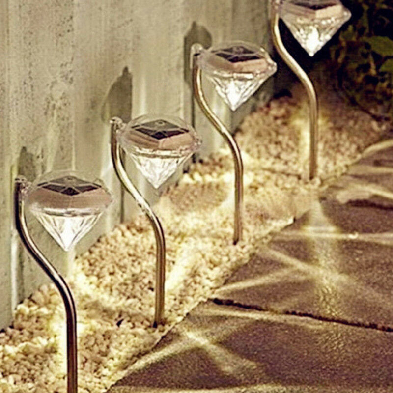 Diamond Lawn Solar Light 12inch