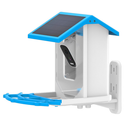 Solar powered bird Feeder with Camera