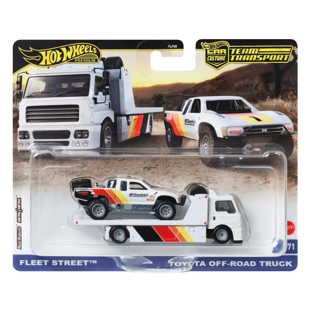 Hot Wheels Fleet Street+ Toyota Off Road Truck Team Transport #71