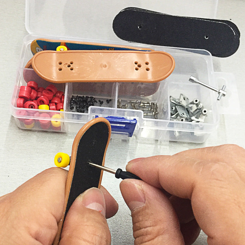 Finger Skateboard DIY Set with Tools and Accessories