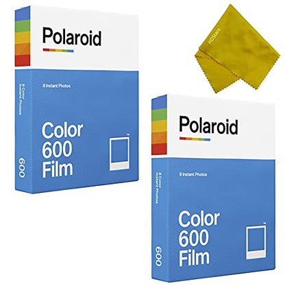 2-Pack Original Instant Color 600 Instant Film for 600 Cameras White Frame