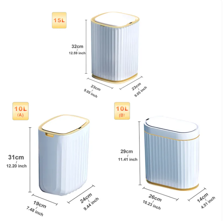 Smart Sensor Trash Can automatic open close
