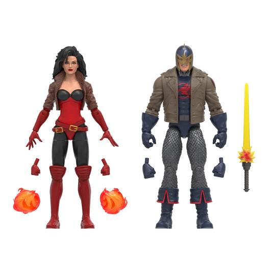 Marvel Legends Series Black Knight Sersi Avengers 60th Anniversary Collectible 6-Inch Action Figures (Amazon Exclusive) Small