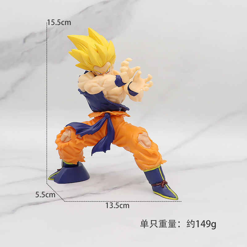 Dragon Ball Super Saiyan Action Figures - Goku & Vegeta
