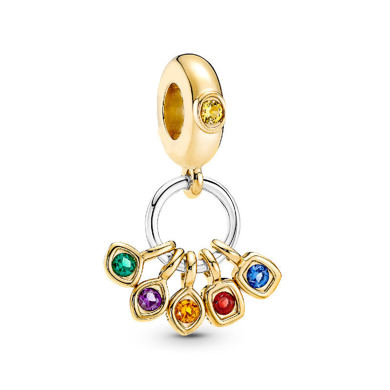 New Marvel Avengers Series Alloy Cartoon DIY Pendant