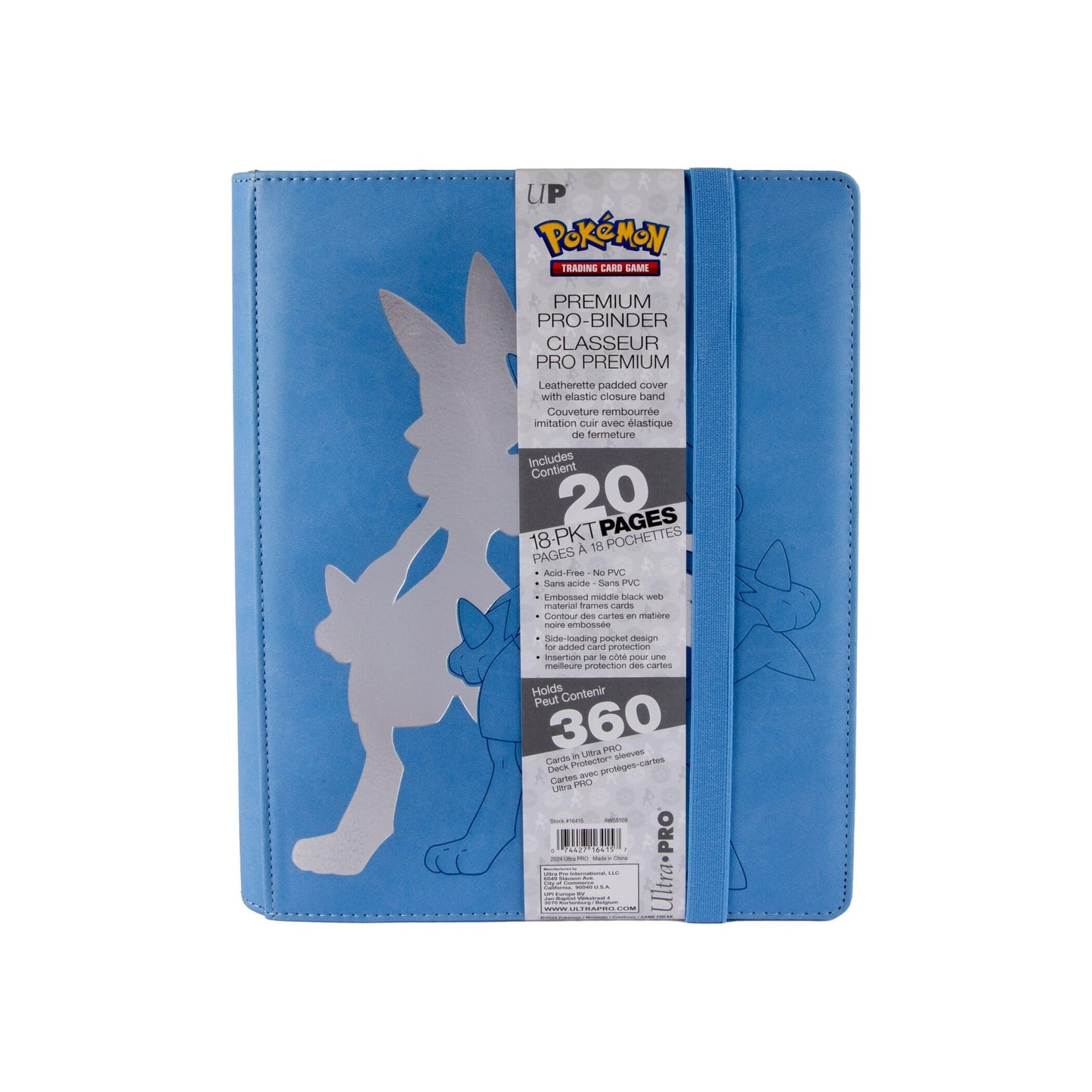 Ultra Pro Pokemon Lucario Elite Premium Series Binder