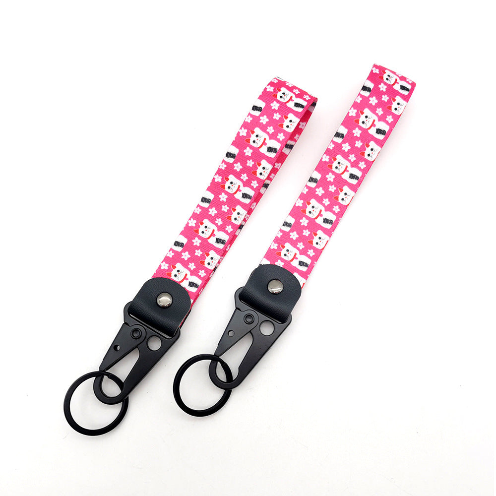 JDM Culture Keychain Wrist Strap with Digital Print 19.5cm x 2.5cm