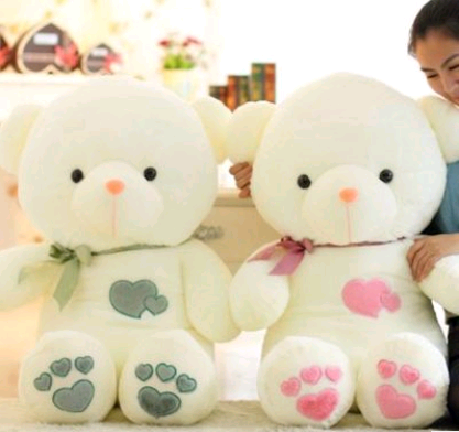 Plush Love Bears Couple Teddy Bear Stuffed Toy birthday gift max 200cm