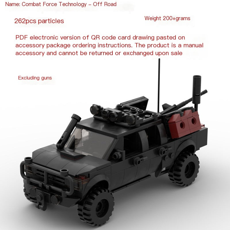 LEGO-Compatible Special Forces Combat Vehicle Toy 262pcs
