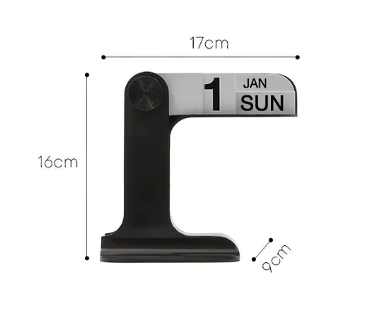 Modern Page Flip Desk Calendar clock multi color