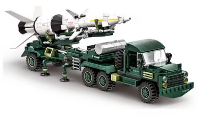 Military Classic Model Anti-Aircraft Missile Vehicle Set 36cm