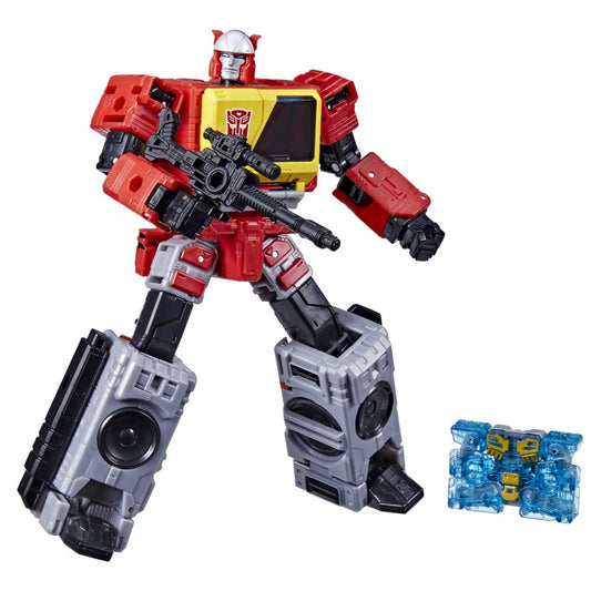 Hasbro Transformers Toys Generations Legacy Voyager Autobot Blaster & Eject Action Figures - Kids Ages 8 and Up 7-inch Multicolored F3054