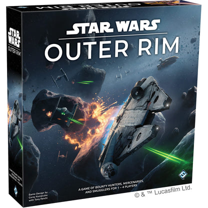 Star Wars Outer Rim Board Game | Strategy Game | Adventure Game for Adults and Teens | Ages 14 and up | 1-4 Players | Average Playtime 3-4 Hours | Made by Fantasy Flight Games