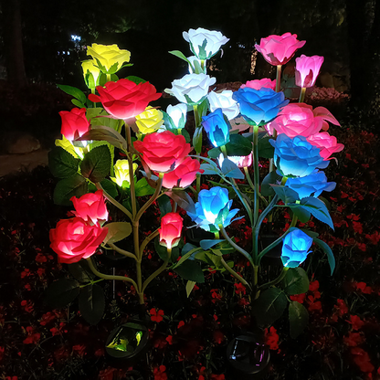Solar-Powered LED flower shape Garden Light