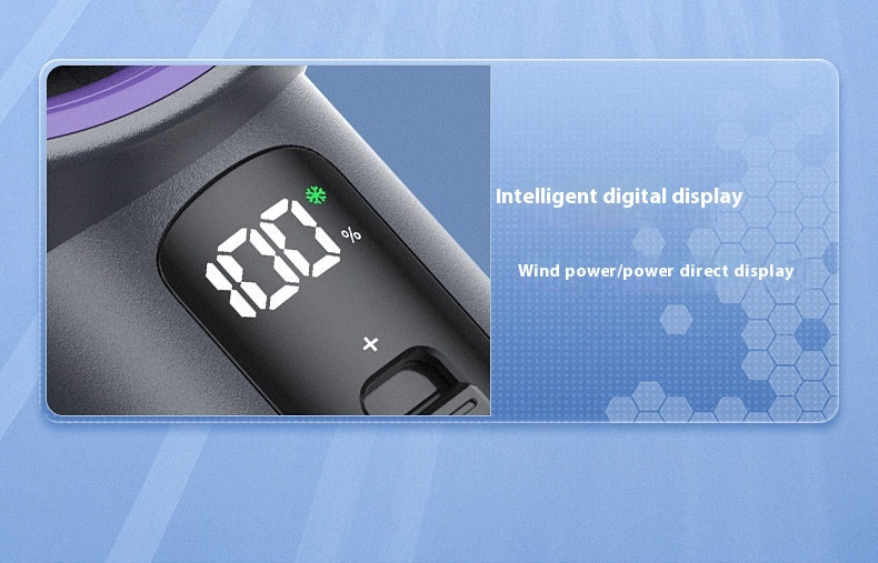 Portable USB Handheld Fan multi speed with display multi colors