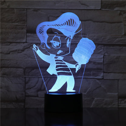 3D Guitar + other Musical instruments Model Night Light with USB and Battery